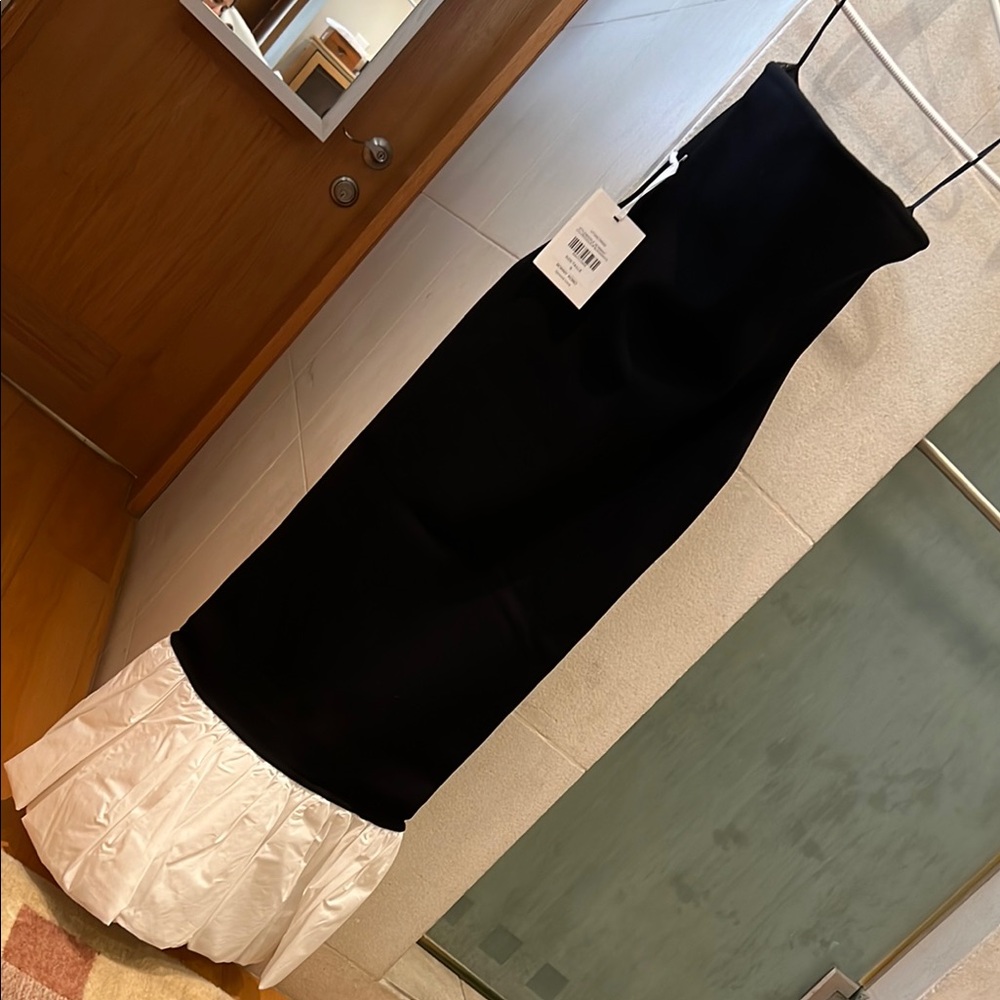 Ronny Kobo Uttara Black and White Mermaid Dress - Picture 6 of 8
